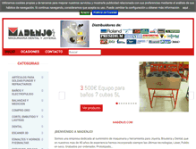 Tablet Screenshot of madenjo.com